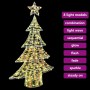 Árbol de Navidad con 120 LED cálido 120 cm PET en Decoración Festiva y Estacional | Comprar online en Foru.es