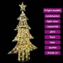 Árbol de Navidad con 160 LED cálido 150 cm PET en Decoración Festiva y Estacional | Comprar online en Foru.es