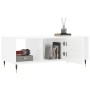 Mesa de centro madera contrachapada blanco brillo 102x50x40 cm de vidaXL, Mesas de centro - Ref: Foro24-829278, Precio: 47,84...