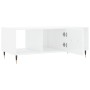 Mesa de centro madera contrachapada blanco brillo 102x50x40 cm de vidaXL, Mesas de centro - Ref: Foro24-829278, Precio: 47,84...