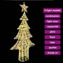 Árbol de Navidad con 240 LED cálido 180 cm PET en Decoración Festiva y Estacional | Comprar online en Foru.es