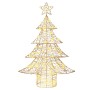 Árbol de Navidad con 120 LED cálido 120,5 cm PET en Decoración Festiva y Estacional | Comprar online en Foru.es
