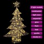 Árbol de Navidad con 120 LED cálido 120,5 cm PET en Decoración Festiva y Estacional | Comprar online en Foru.es