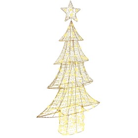 Árbol de Navidad con 160 LED cálido 150 cm PET en Decoración Festiva y Estacional | Comprar online en Foru.es