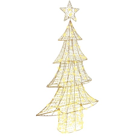 Árbol de Navidad con 160 LED cálido 150 cm PET en Decoración Festiva y Estacional | Comprar online en Foru.es