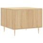Mesa de centro madera contrachapada roble Sonoma 50x50x40 cm de vidaXL, Mesas de centro - Ref: Foro24-829370, Precio: 40,17 €...