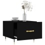 Mesa de centro madera contrachapada negro 50x50x40 cm de vidaXL, Mesas de centro - Ref: Foro24-829350, Precio: 41,36 €, Descu...