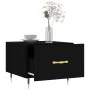 Mesa de centro madera contrachapada negro 50x50x40 cm de vidaXL, Mesas de centro - Ref: Foro24-829350, Precio: 40,99 €, Descu...