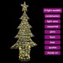 Árbol de Navidad con 240 LED cálido 181 cm PET en Decoración Festiva y Estacional | Comprar online en Foru.es