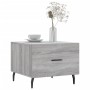 Mesa de centro madera contrachapada gris Sonoma 50x50x40 cm de vidaXL, Mesas de centro - Ref: Foro24-829440, Precio: 42,60 €,...
