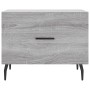 Mesa de centro madera contrachapada gris Sonoma 50x50x40 cm de vidaXL, Mesas de centro - Ref: Foro24-829440, Precio: 42,60 €,...