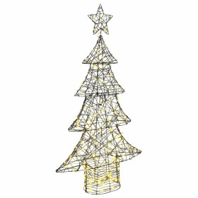 Árbol de Navidad con 160 LED cálido 150 cm Ratán en Decoración Festiva y Estacional | Comprar online en Foru.es