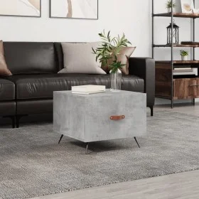 Mesa de centro madera de ingeniería gris hormigón 50x50x40 cm de vidaXL, Mesas de centro - Ref: Foro24-829340, Precio: 38,66 ...