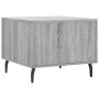 Mesa de centro madera contrachapada gris Sonoma 50x50x40 cm de vidaXL, Mesas de centro - Ref: Foro24-829440, Precio: 42,60 €,...
