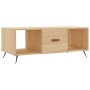 Mesa de centro madera contrachapada roble Sonoma 102x50x40 cm de vidaXL, Mesas de centro - Ref: Foro24-829271, Precio: 48,91 ...