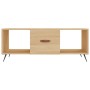 Mesa de centro madera contrachapada roble Sonoma 102x50x40 cm de vidaXL, Mesas de centro - Ref: Foro24-829271, Precio: 48,91 ...