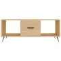 Sonoma oak plywood coffee table 102x50x40 cm by vidaXL, Coffee table - Ref: Foro24-829271, Price: 48,78 €, Discount: %