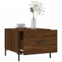 Mesa de centro madera contrachapada roble marrón 50x50x40 cm de vidaXL, Mesas de centro - Ref: Foro24-829410, Precio: 41,59 €...
