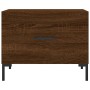 Mesa de centro madera contrachapada roble marrón 50x50x40 cm de vidaXL, Mesas de centro - Ref: Foro24-829410, Precio: 41,59 €...
