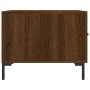 Mesa de centro madera contrachapada roble marrón 50x50x40 cm de vidaXL, Mesas de centro - Ref: Foro24-829410, Precio: 41,59 €...