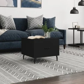 Black plywood coffee table 50x50x40 cm by vidaXL, Coffee table - Ref: Foro24-829430, Price: 41,42 €, Discount: %