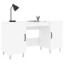 Escritorio madera de ingeniería blanco 140x50x75 cm de vidaXL, Escritorios - Ref: Foro24-829540, Precio: 113,74 €, Descuento: %