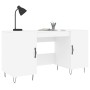 Escritorio madera de ingeniería blanco 140x50x75 cm de vidaXL, Escritorios - Ref: Foro24-829540, Precio: 115,13 €, Descuento: %