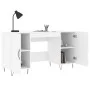 Escritorio madera de ingeniería blanco 140x50x75 cm de vidaXL, Escritorios - Ref: Foro24-829540, Precio: 113,74 €, Descuento: %