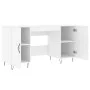 Escritorio madera de ingeniería blanco 140x50x75 cm de vidaXL, Escritorios - Ref: Foro24-829540, Precio: 113,74 €, Descuento: %