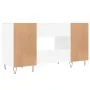 Escritorio madera de ingeniería blanco 140x50x75 cm de vidaXL, Escritorios - Ref: Foro24-829540, Precio: 113,74 €, Descuento: %