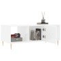 Mesa de centro madera contrachapada blanco brillo 102x50x40 cm de vidaXL, Mesas de centro - Ref: Foro24-829286, Precio: 46,48...