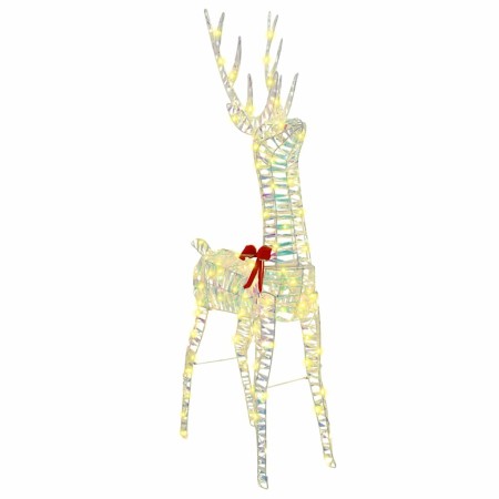 Reno 3D con 140 LED cálido 128 cm PET en Decoración Festiva y Estacional | Comprar online en Foru.es