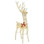 Reno 3D con 140 LED cálido 128 cm PET en Decoración Festiva y Estacional | Comprar online en Foru.es