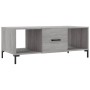 Mesa de centro madera contrachapada gris Sonoma 102x50x40 cm de vidaXL, Mesas de centro - Ref: Foro24-829306, Precio: 52,05 €...