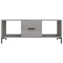 Mesa de centro madera contrachapada gris Sonoma 102x50x40 cm de vidaXL, Mesas de centro - Ref: Foro24-829306, Precio: 52,05 €...