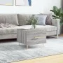 Sonoma-Couchtisch aus grauem Sperrholz, 50 x 50 x 40 cm von vidaXL, Couchtisch - Ref: Foro24-829376, Preis: 38,42 €, Rabatt: %
