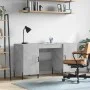 Escritorio madera de ingeniería gris hormigón 140x50x75 cm de vidaXL, Escritorios - Ref: Foro24-829560, Precio: 123,18 €, Des...