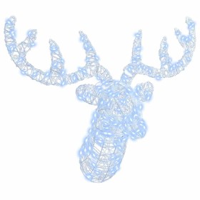 Cabeza de Reno con 140 LED frío 68 x 36.5 x 62.5 cm Acrílico en Decoración Festiva y Estacional | Comprar online en Foru.es