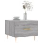 Mesa de centro madera contrachapada gris Sonoma 50x50x40 cm de vidaXL, Mesas de centro - Ref: Foro24-829376, Precio: 38,74 €,...