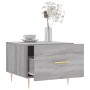 Mesa de centro madera contrachapada gris Sonoma 50x50x40 cm de vidaXL, Mesas de centro - Ref: Foro24-829376, Precio: 38,74 €,...