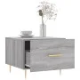 Sonoma-Couchtisch aus grauem Sperrholz, 50 x 50 x 40 cm von vidaXL, Couchtisch - Ref: Foro24-829376, Preis: 38,42 €, Rabatt: %