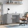 Escritorio madera de ingeniería gris hormigón 140x50x75 cm de vidaXL, Escritorios - Ref: Foro24-829520, Precio: 112,74 €, Des...