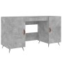 Escritorio madera de ingeniería gris hormigón 140x50x75 cm de vidaXL, Escritorios - Ref: Foro24-829520, Precio: 112,74 €, Des...