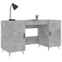Escritorio madera de ingeniería gris hormigón 140x50x75 cm de vidaXL, Escritorios - Ref: Foro24-829520, Precio: 112,74 €, Des...