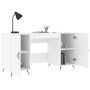 Escritorio madera de ingeniería blanco 140x50x75 cm de vidaXL, Escritorios - Ref: Foro24-829516, Precio: 116,24 €, Descuento: %