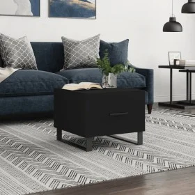 Black plywood coffee table 50x50x40 cm by vidaXL, Coffee table - Ref: Foro24-829446, Price: 45,18 €, Discount: %