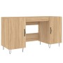 Escritorio madera de ingeniería roble Sonoma 140x50x75 cm de vidaXL, Escritorios - Ref: Foro24-829543, Precio: 111,67 €, Desc...