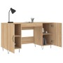 Escritorio madera de ingeniería roble Sonoma 140x50x75 cm de vidaXL, Escritorios - Ref: Foro24-829543, Precio: 111,67 €, Desc...