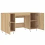 Escritorio madera de ingeniería roble Sonoma 140x50x75 cm de vidaXL, Escritorios - Ref: Foro24-829543, Precio: 110,42 €, Desc...