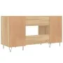 Escritorio madera de ingeniería roble Sonoma 140x50x75 cm de vidaXL, Escritorios - Ref: Foro24-829543, Precio: 110,42 €, Desc...